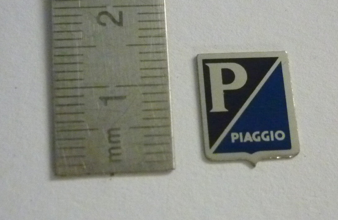 Piaggio-Emblem, klein, Lenkkopf GS 150 VS1T - GS1, Moscone Außenbordmotor, NOS