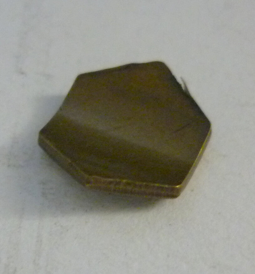 Piaggio esagonale, ottone, curvo, NOS