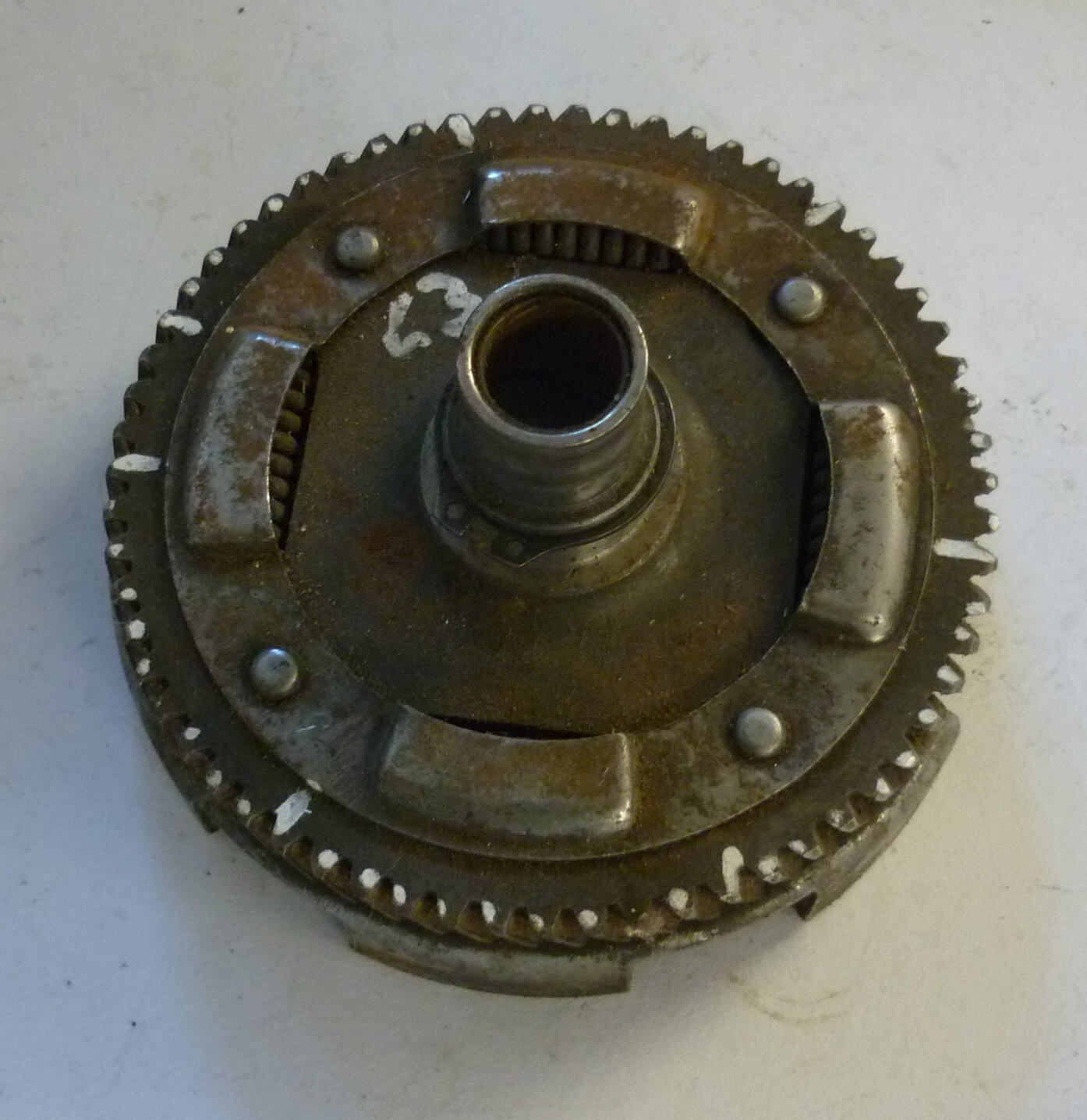 Primary drive, clutch basket, 63 theeth, Vespa 50 - 90 - PK 50