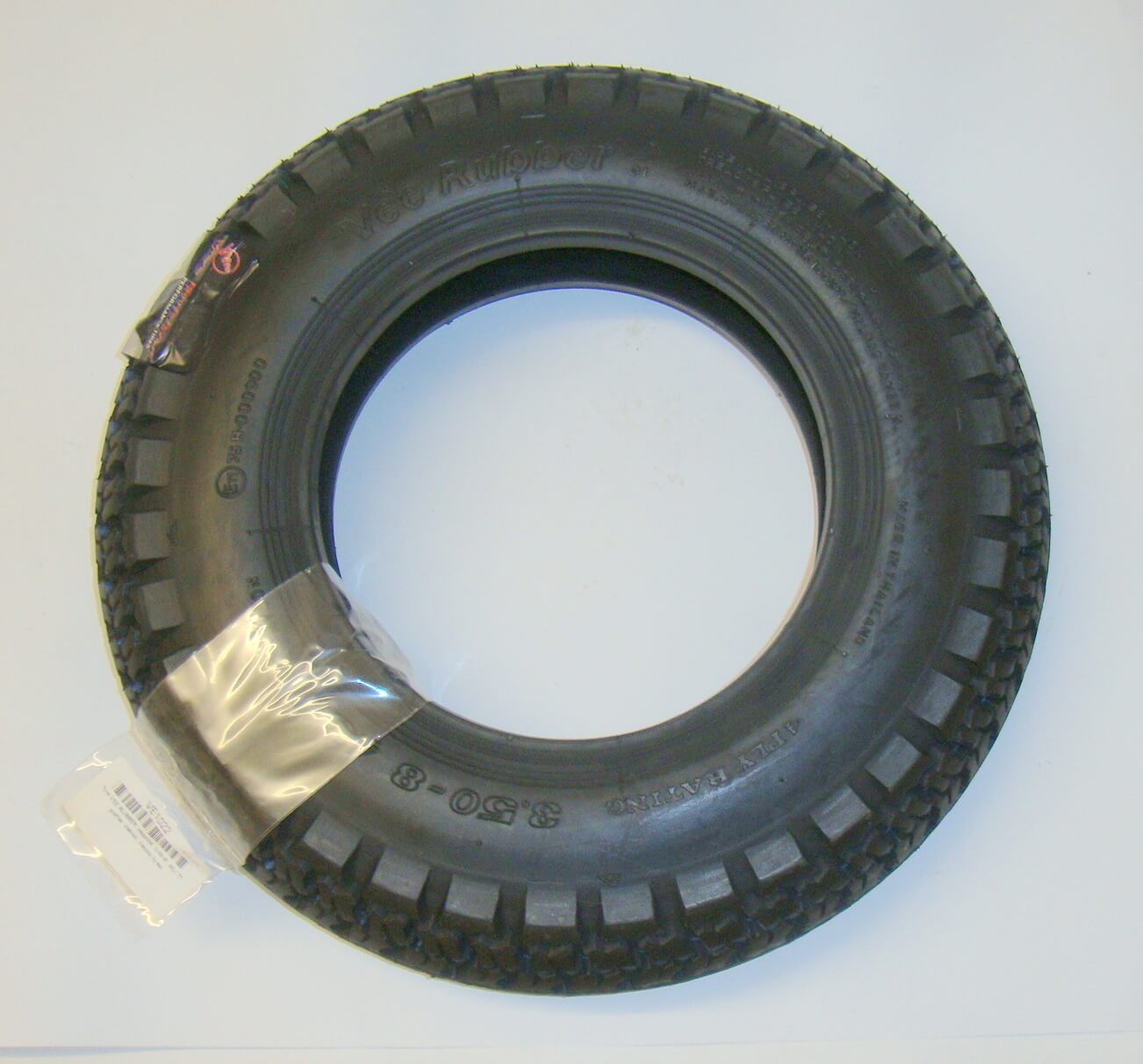 Tire, VEE RUBBER, 3.50 x 8 45 J TT
