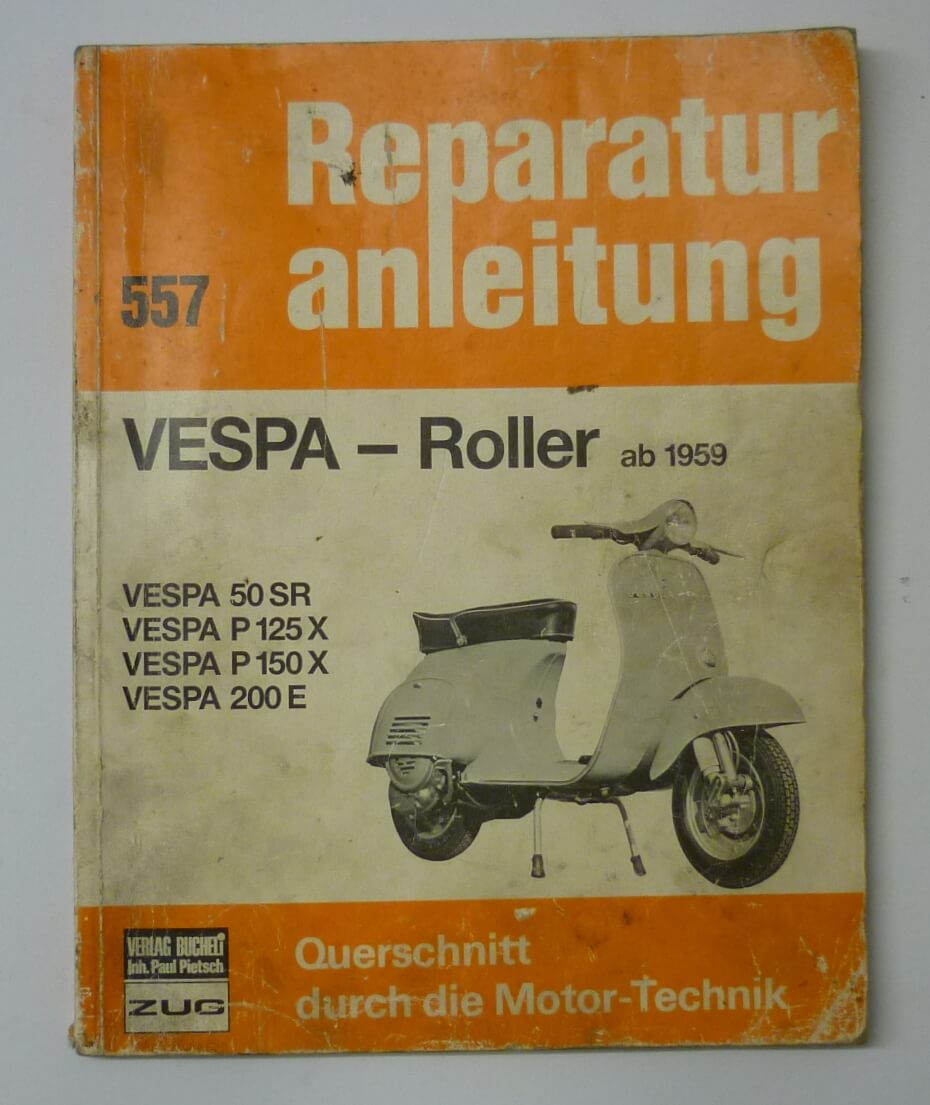Service manual, BUCHELI VERLAG, "Vespa Roller ab 1959"