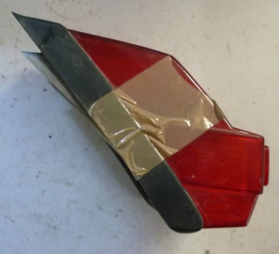 Gasket frame taillight glass, TRIOM, Vespa PX 80 / 125 / 150 / 200