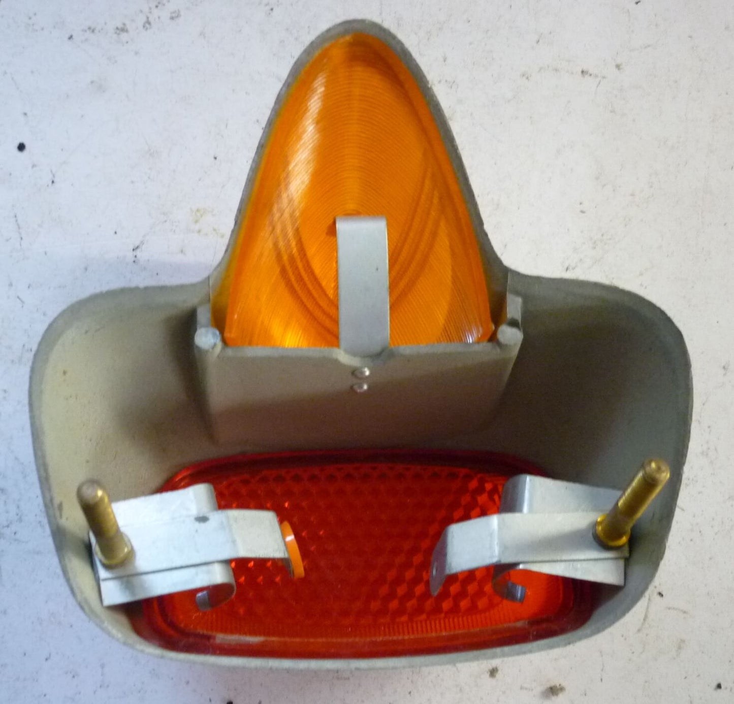 Glass for taillight, orange, Vespa 125/150