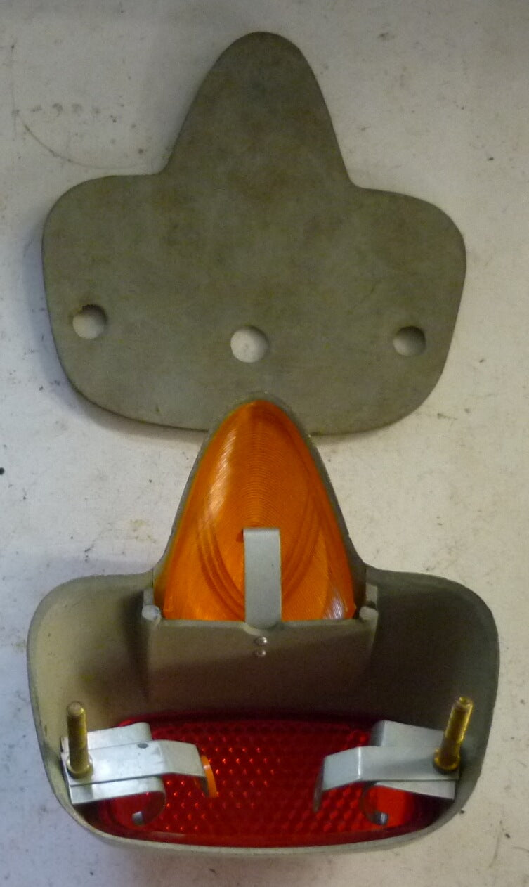 Glass for taillight, orange, Vespa 125/150