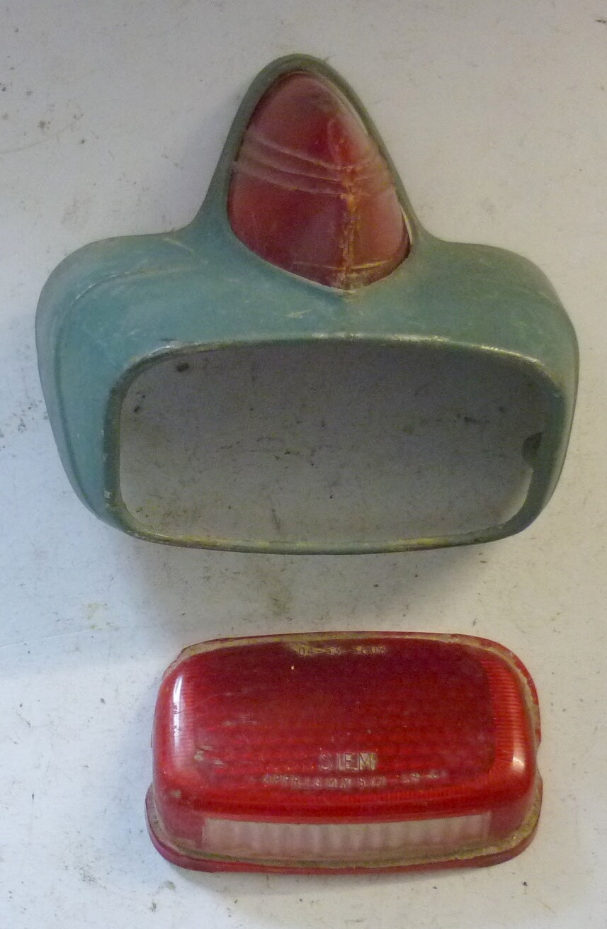 Glass for taillight, orange, Vespa 125/150