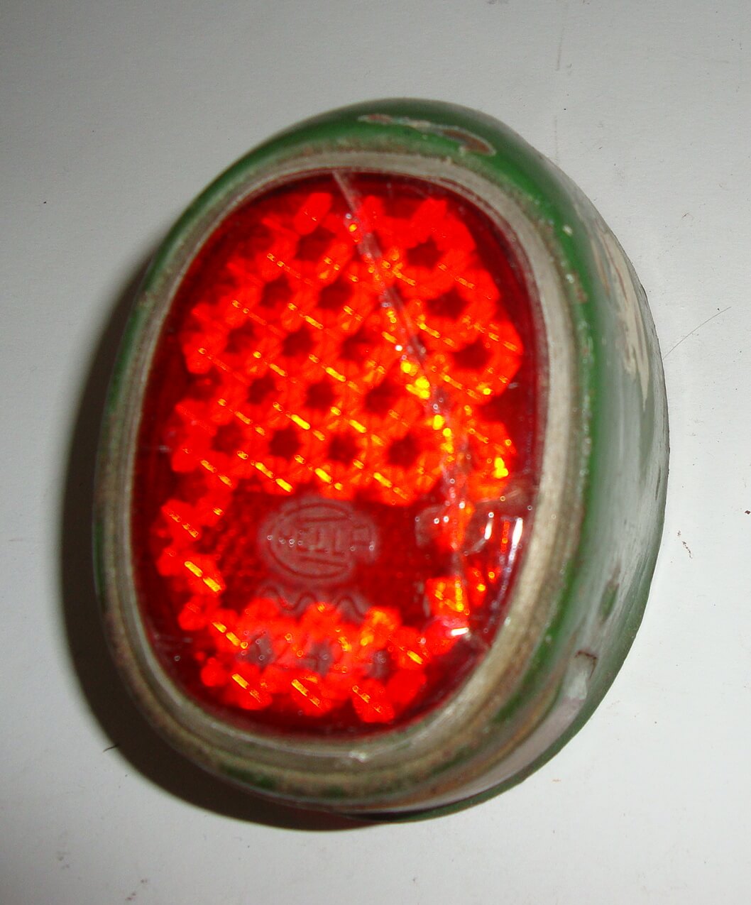 Taillight housing, HELLA, Hoffmann Vespa HB, used