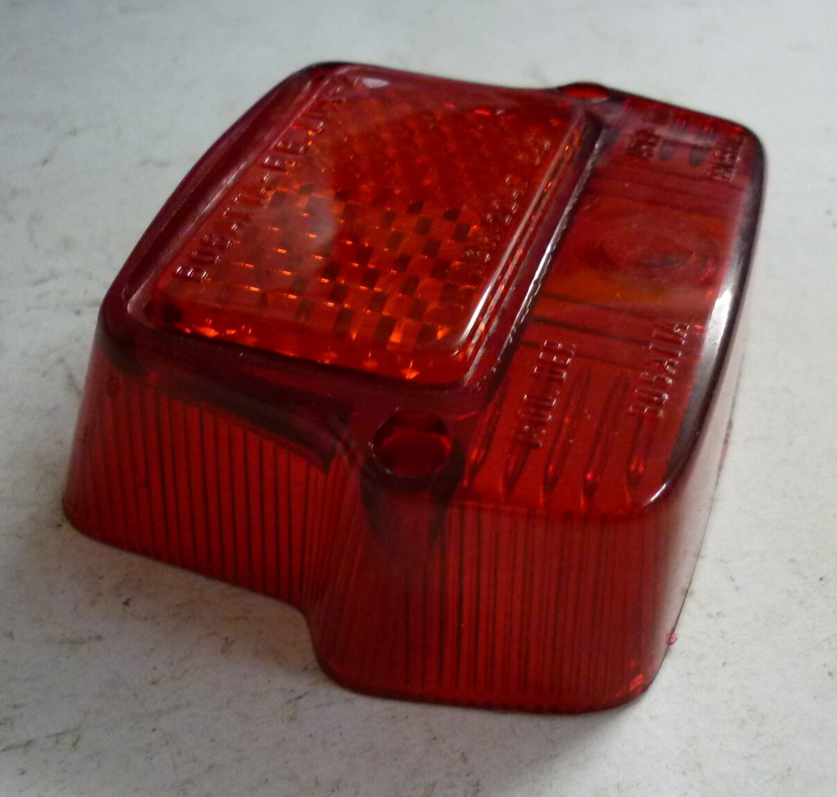 Taillight glass, BOSATTA, Vespa 50, 1.Serie