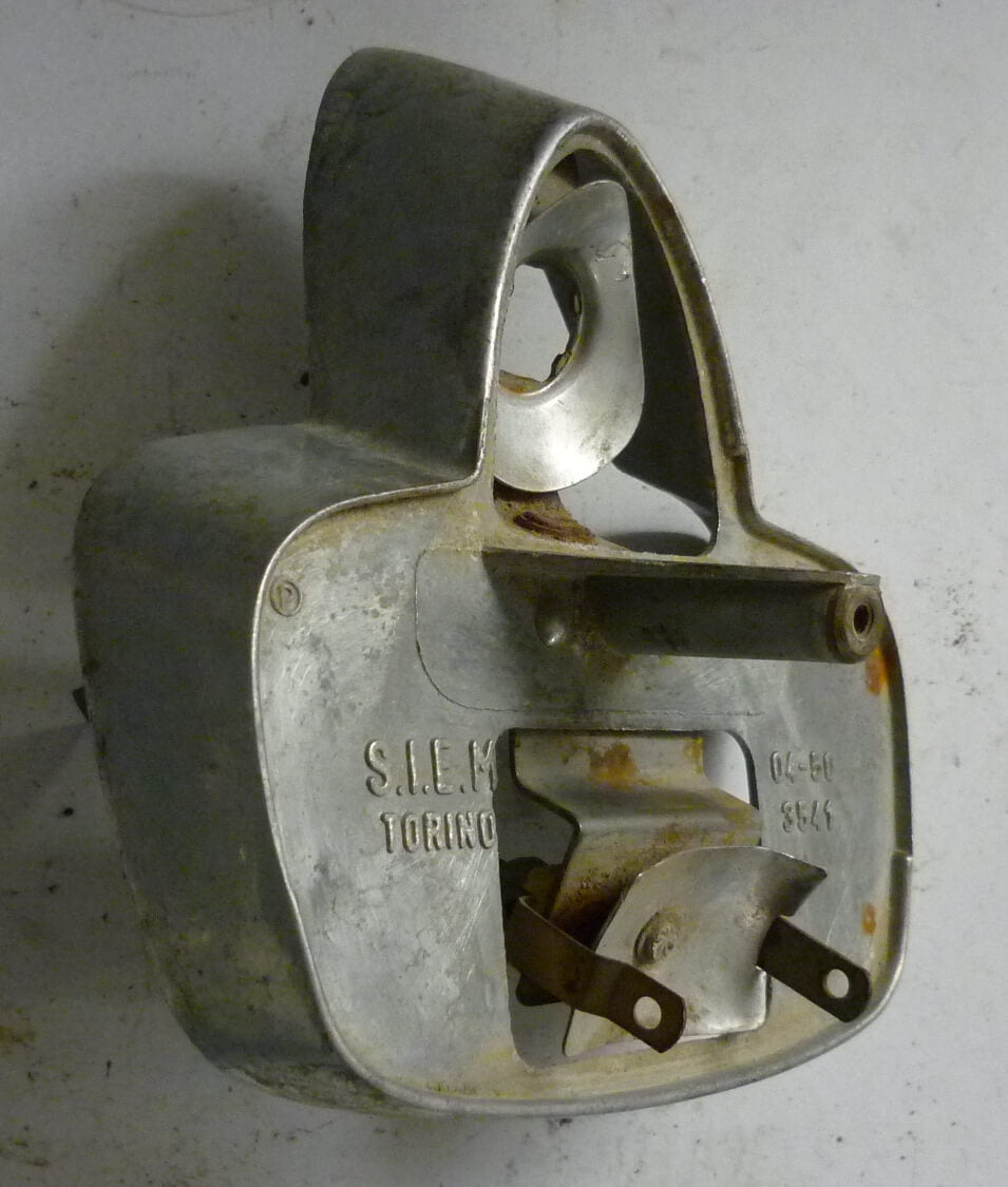 Rücklichtgehäuse, SIEM, Aluminium, Vespa 125 / 150 / 160 / GS