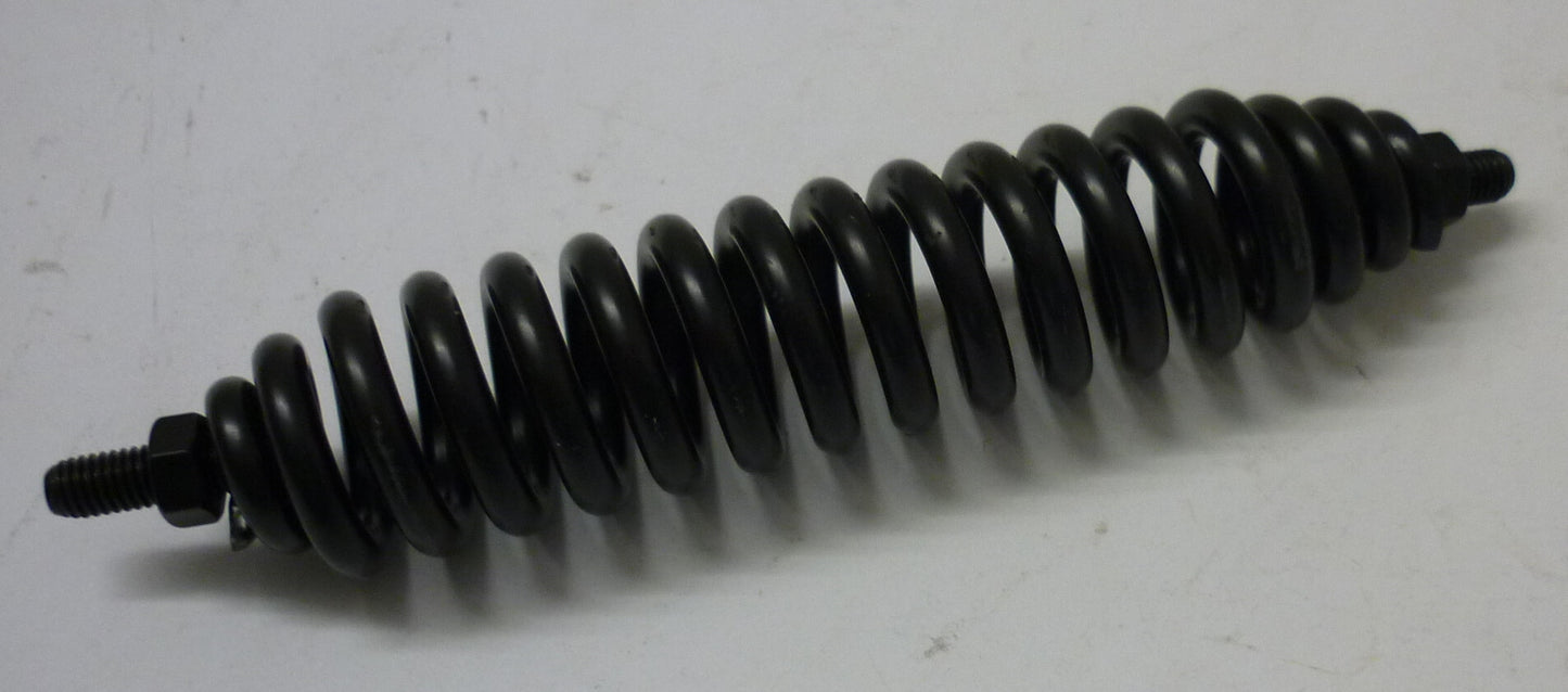 Spring, single saddle, front, black, Vespa 125 V1T > V15T