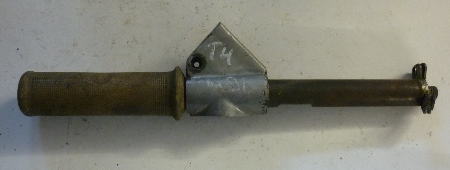 Tubo leva cambio, alluminio, supporto interruttore frecce, 3 velocità, Vespa 125 / 150