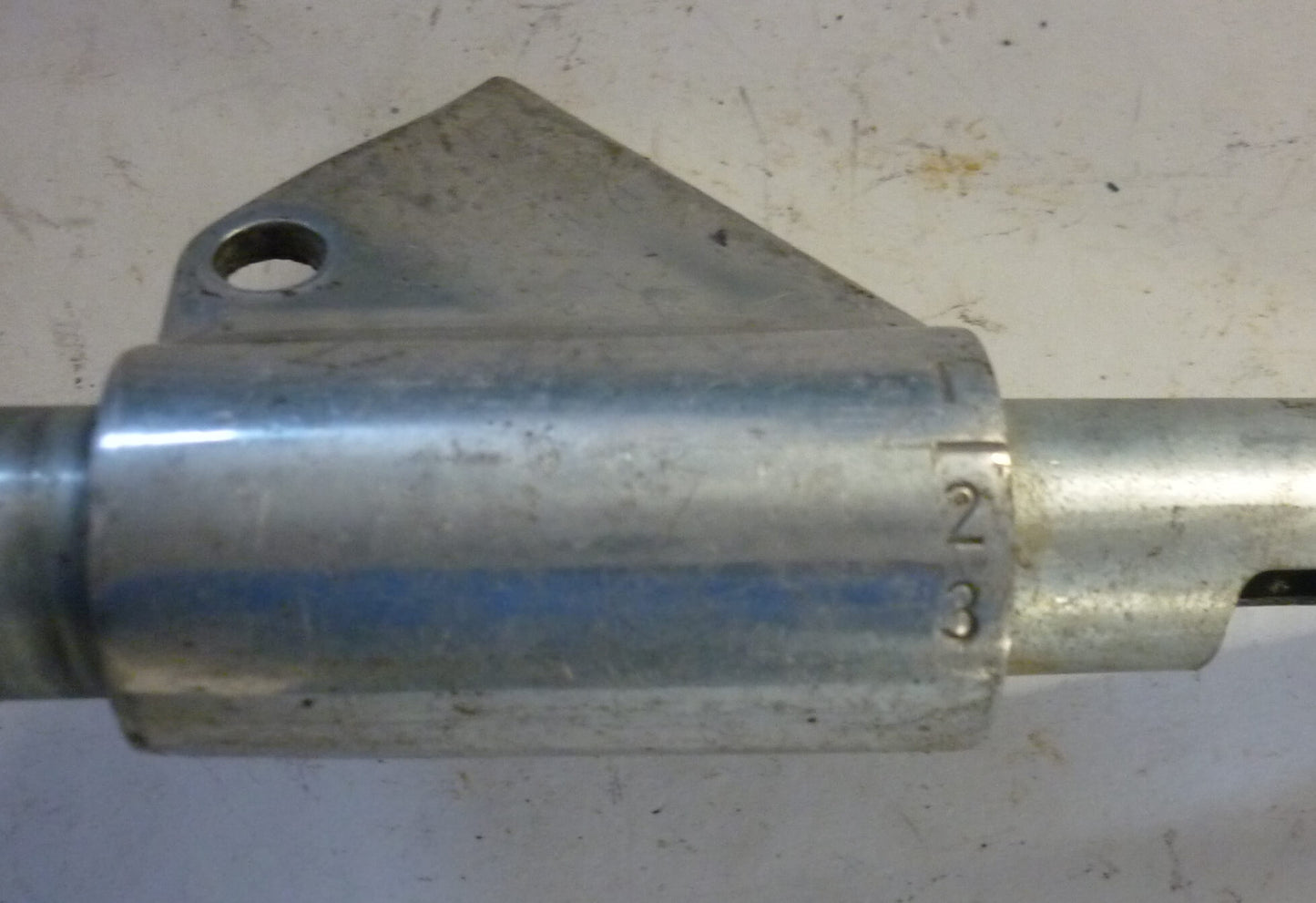 Schaltgriffrohr, Aluminium, 3-Gang, Vespa 125 VNB / 150 / 160, NOS