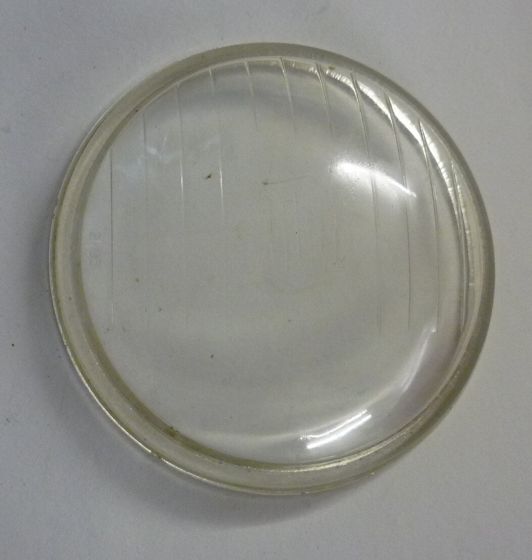 Glass for headlamp, 95 mm, Vespa 125 / Ape 125-150, NOS
