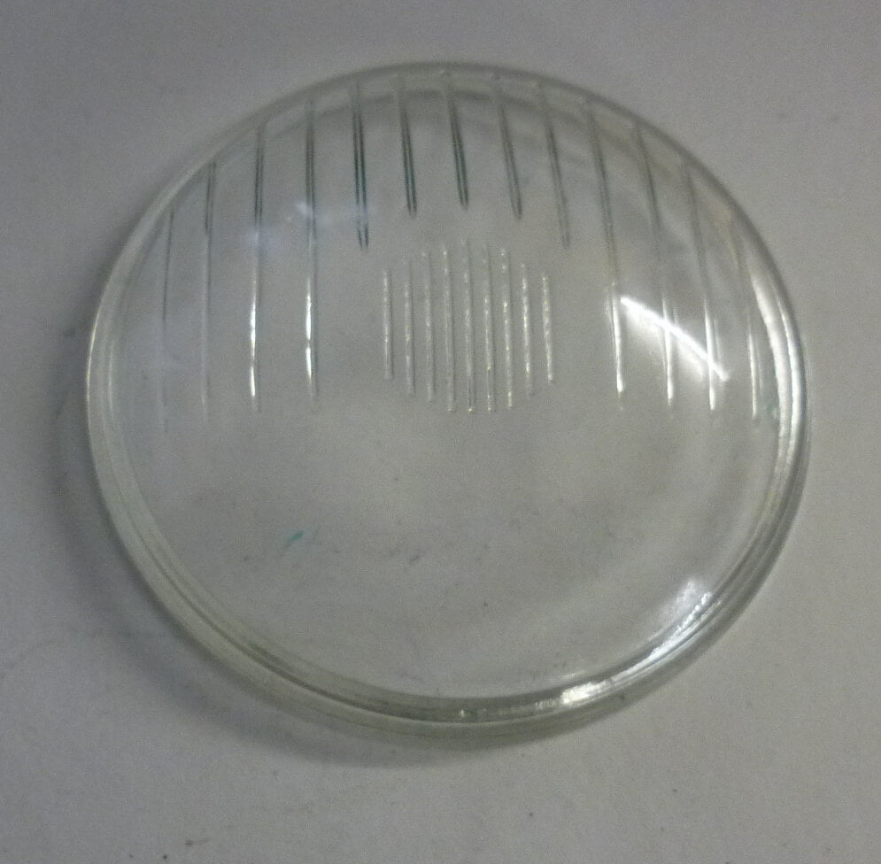 Glass for headlamp, 95 mm, Vespa 125 / Ape 125-150, NOS
