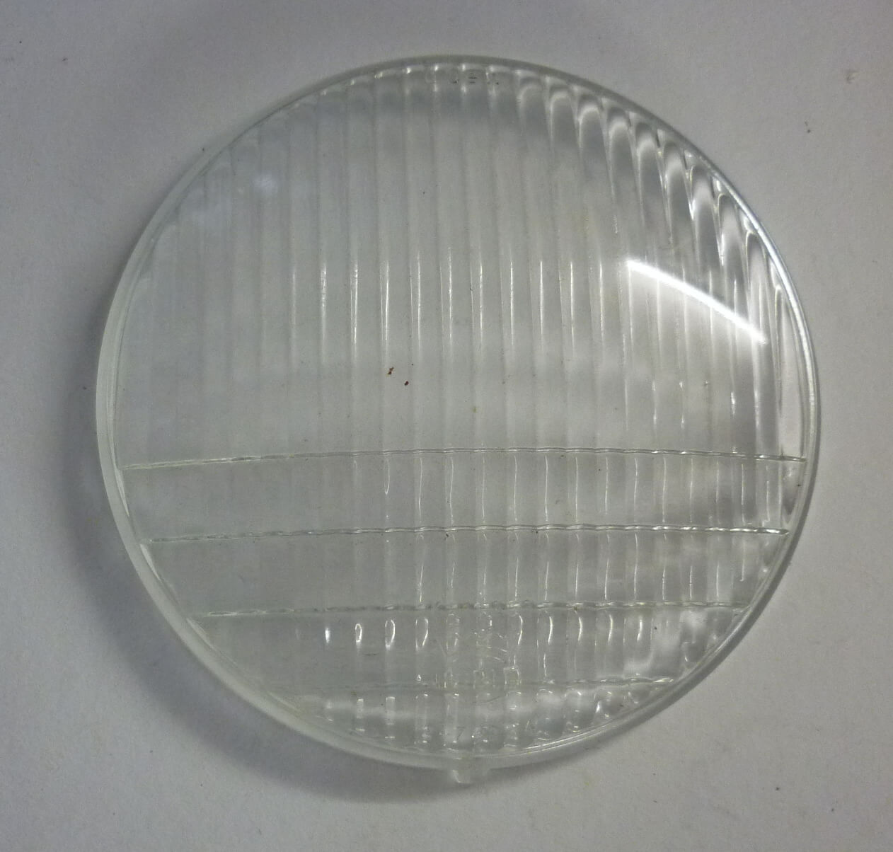 Glass for headlamp, HELLA, 105 mm, NOS