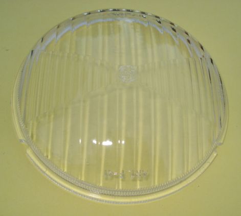 Glass for headlamp, plastic 105 mm