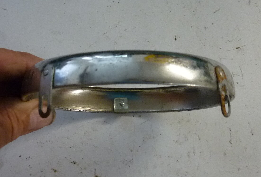 Headlamp rim, without logo, Ape AC / Pentaro, NOS
