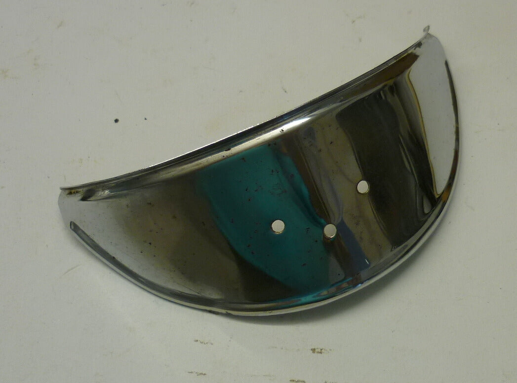 Headlamp peak, without red airplane, Vespa 125 / 150, NOS