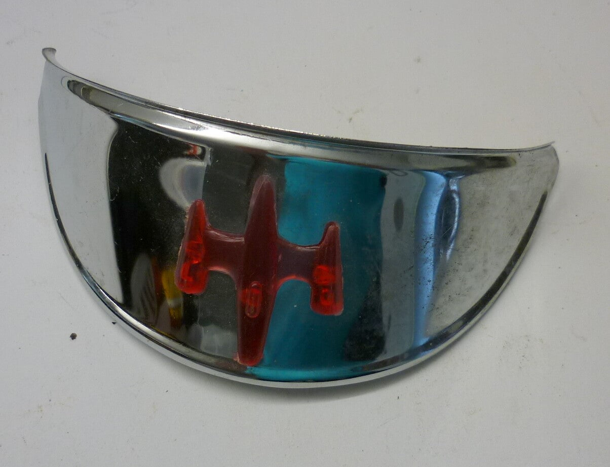 Headlamp peak, red airplane, Vespa 125 / 150, NOS