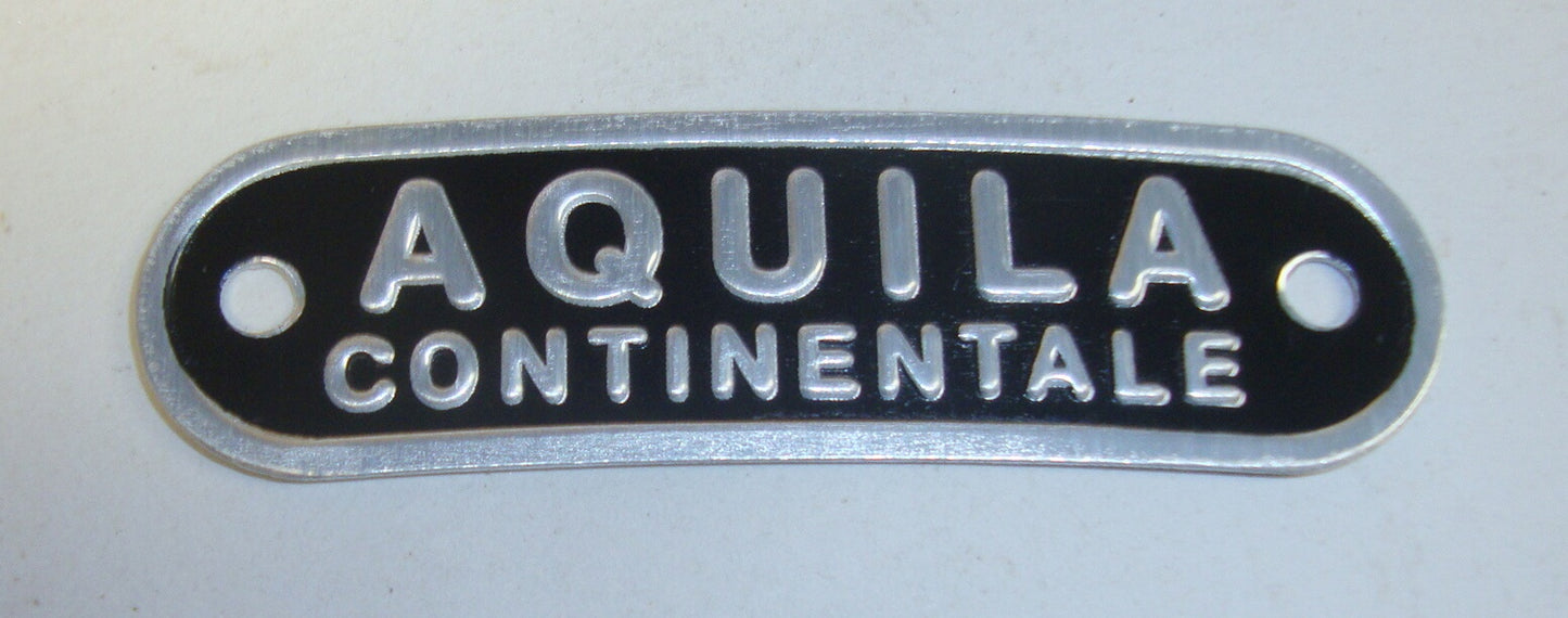 Plate "AQUILA CONTINENTALE", black