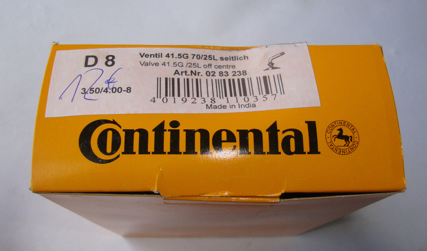 Inner tube, CONTINENTAL, 3.50 / 4.00 x 8, Valve 30°