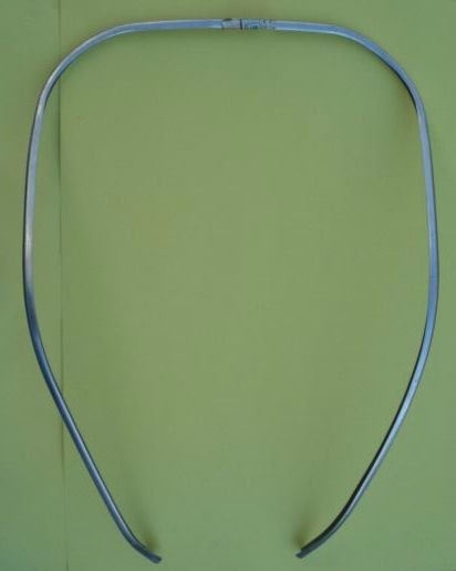 Aluminium shield border, Vespa 125 VNA > VNB - VNL1T / 150 VBA - VBB - VLA - VGLA > VGLB