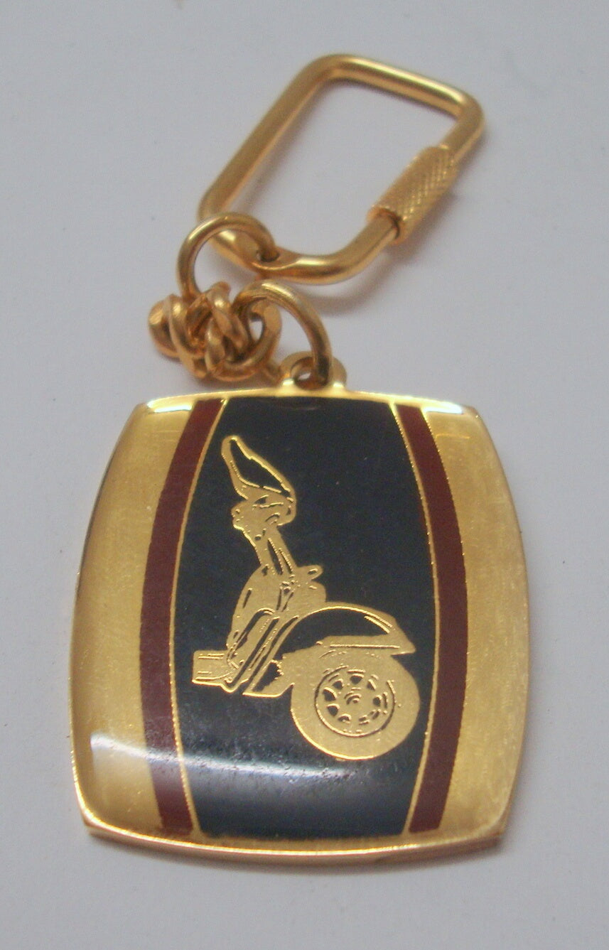 Key fob, gold, Vespa PX