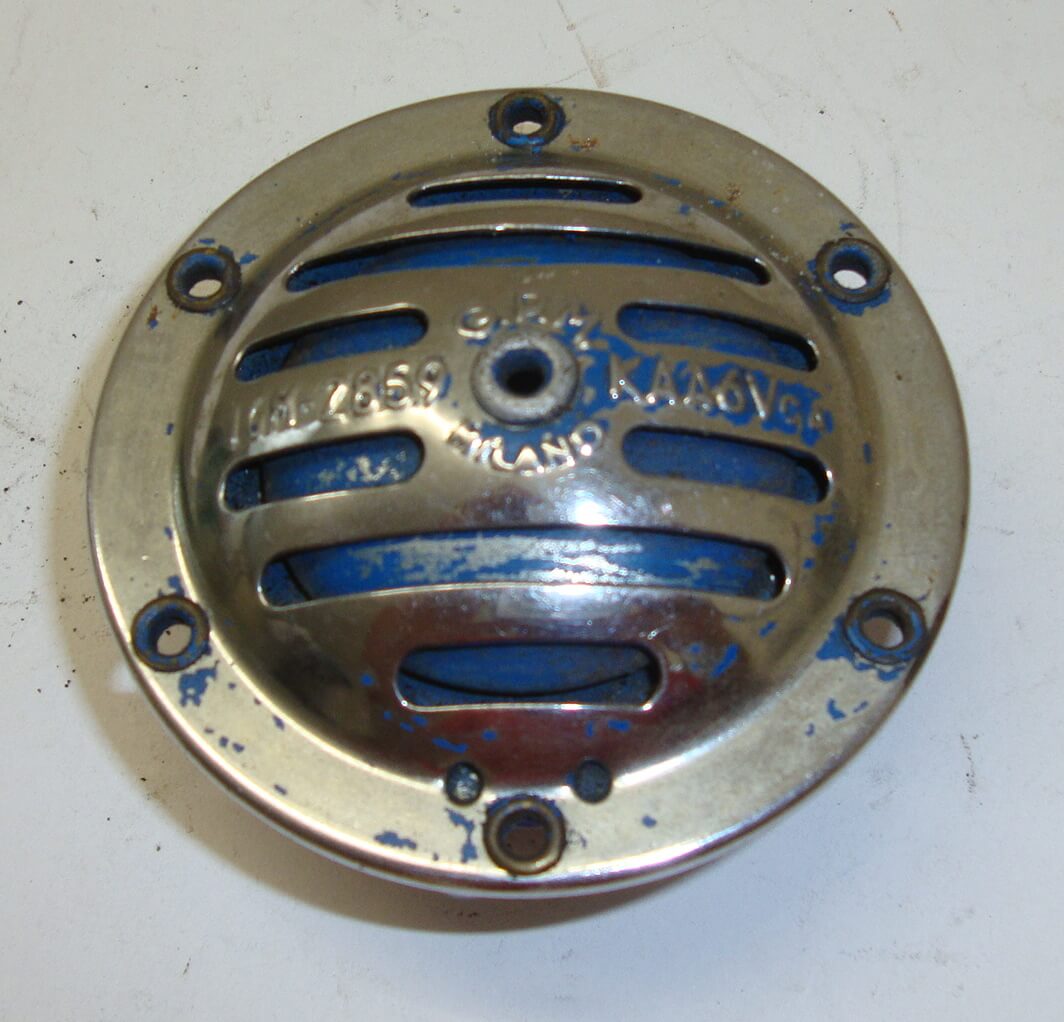 Horn, G.P.M. MILANO KKA 6V ca, A.C., Chrome, used