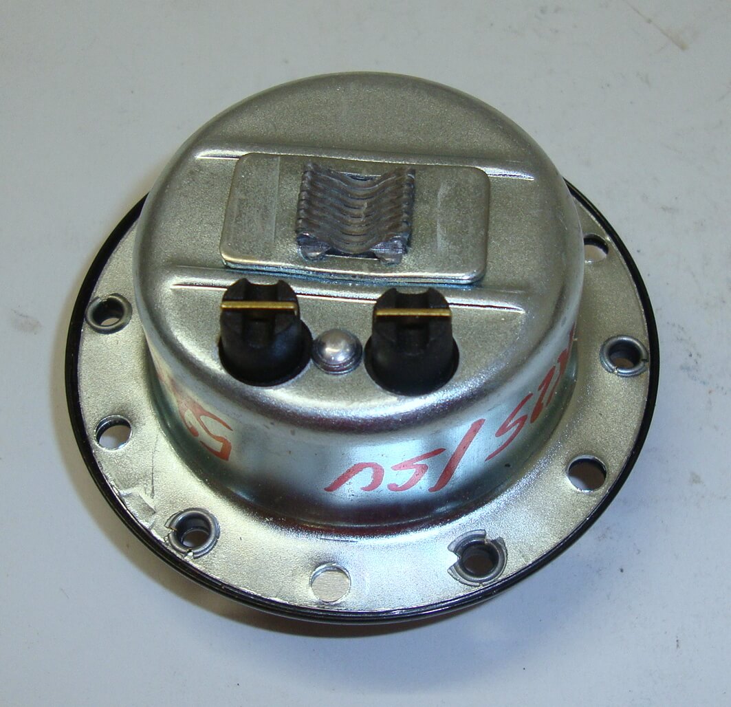 Horn, BOSATTA wie BACHEL, 6V, A.C., black, Vespa 125 VM / VN / VU / 150 VL1T