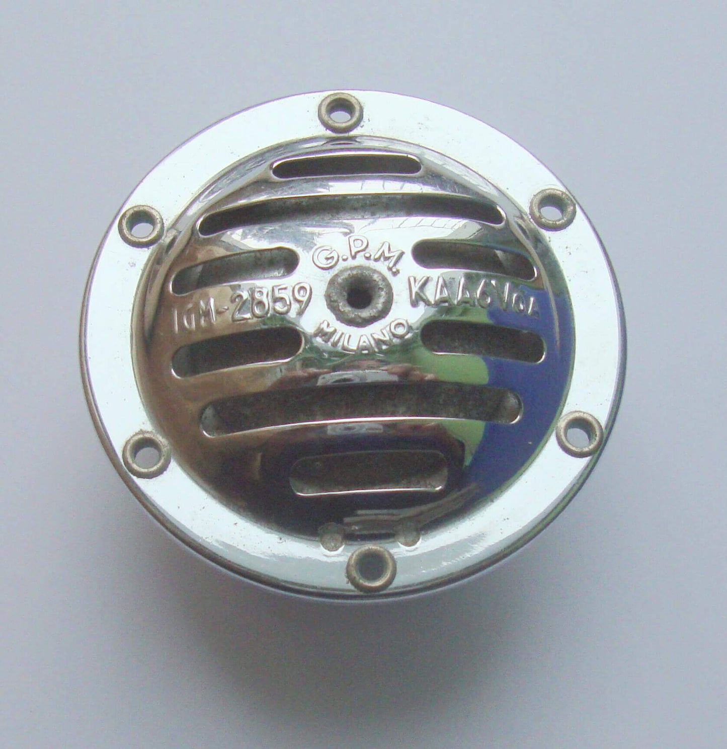 Horn, G.P.M. MILANO KKA 6V ca, A.C., Chrome, used