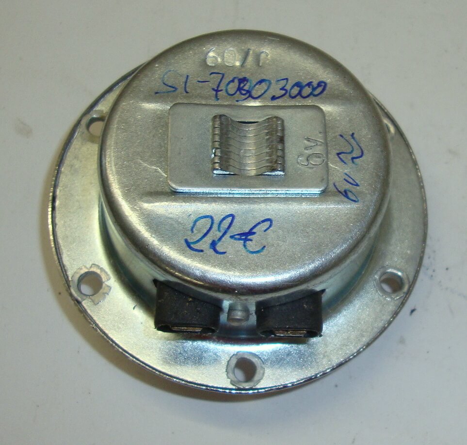 Horn, 6V, A.C., chromed, Repropart