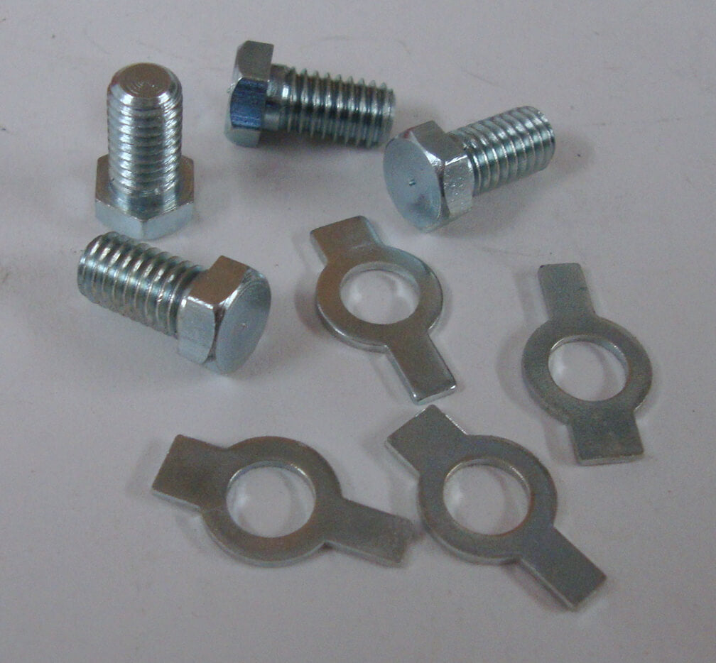 Hexagon head srews + stop washers, flywheel fan, M 6 / SW 8