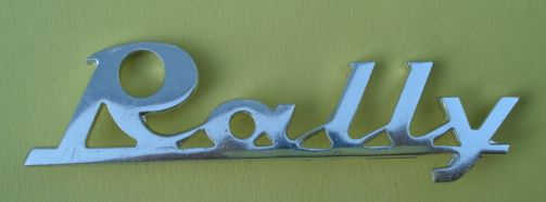 Name plate "Rally"
