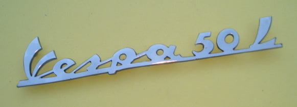 Name plate "Vespa 50 L"