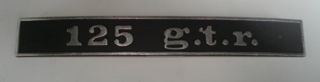 Schriftzug, Heck, hinten, "125 g.t.r."