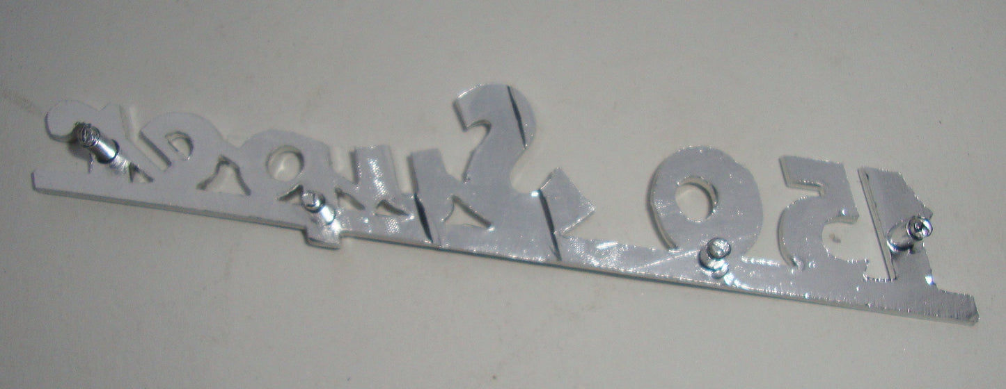 Schriftzug, Heck, hinten, "150 Super"