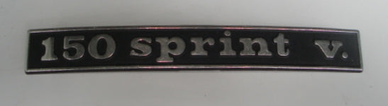 Schriftzug, Heck, hinten, "150 Sprint v.", NOS