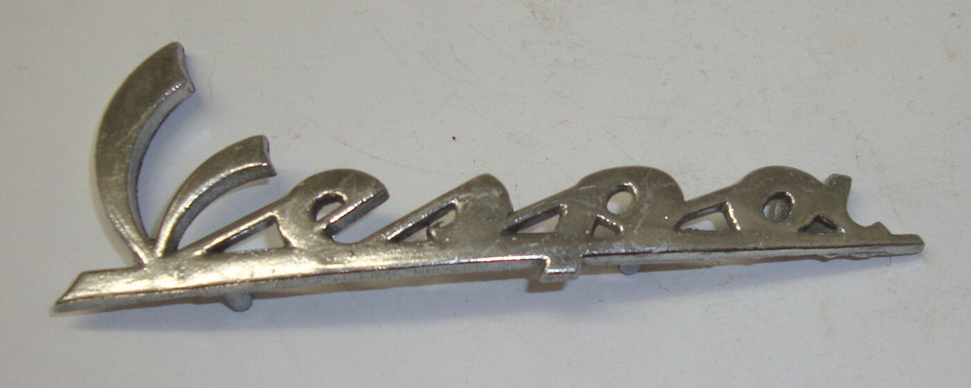 Name plate with pins, "Vespa", Vespa ET2 - ET4