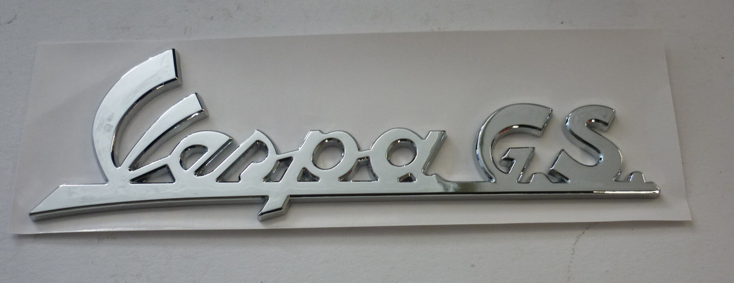 Name plate, shaped, self-adhesive, Vespa 150 / GS3