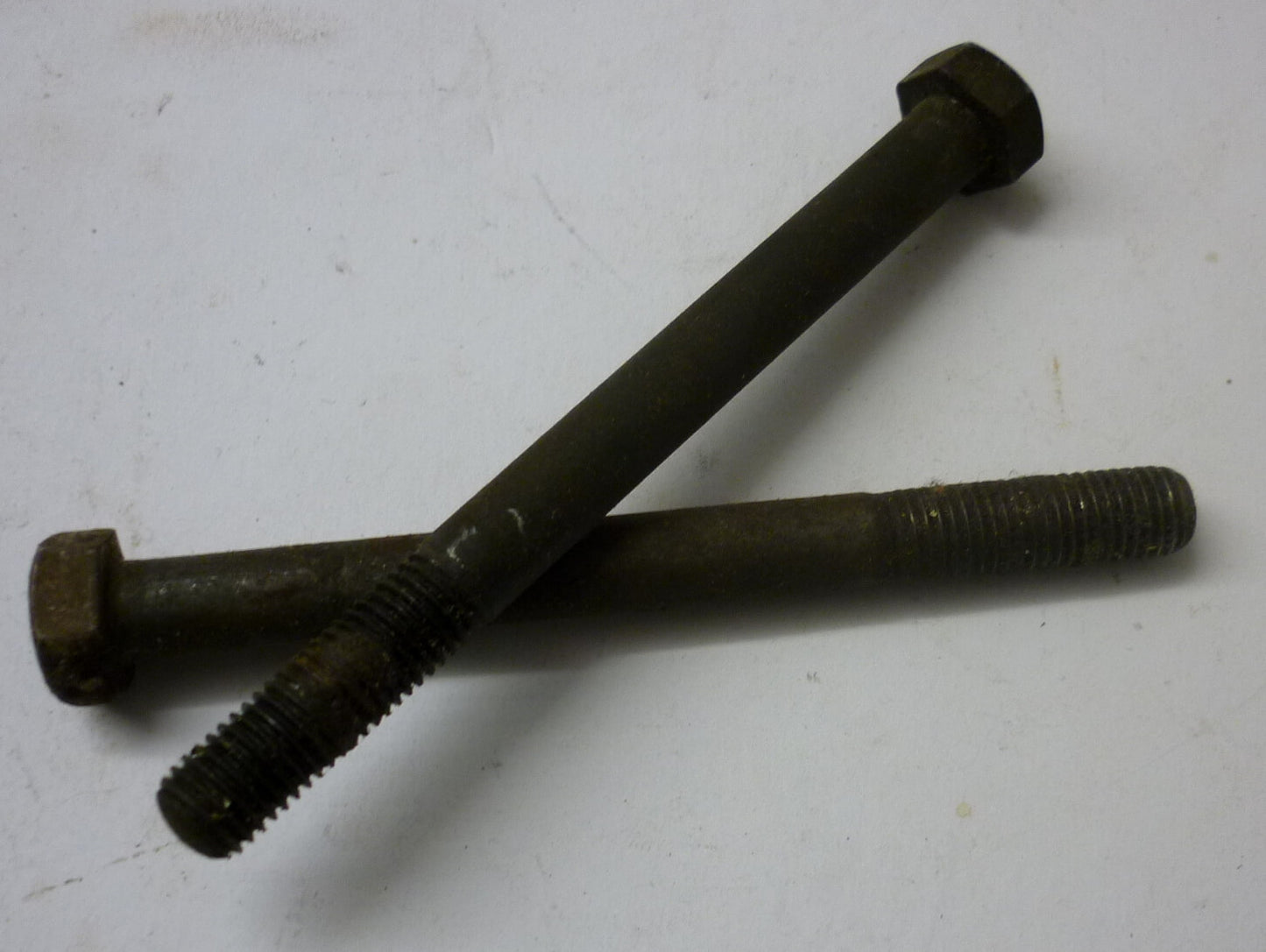 Bolt, engine bracket, rear, black zinc platet, M9 x 100, used