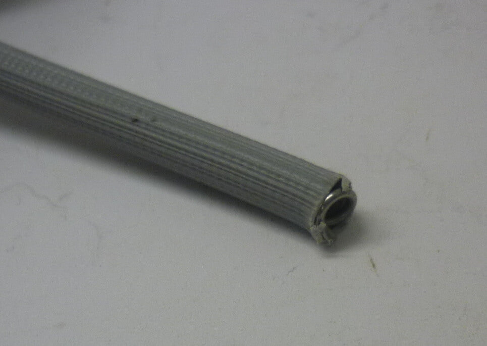 Cable sleeve, Vintage, grey, 6.5 mm