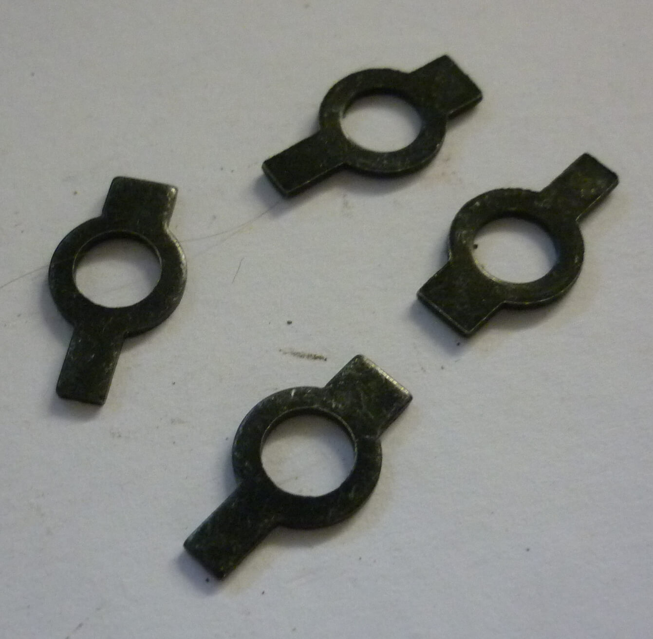 Stop washer, flywheel, fan and drive shaft, burnished, Vespa - Ape