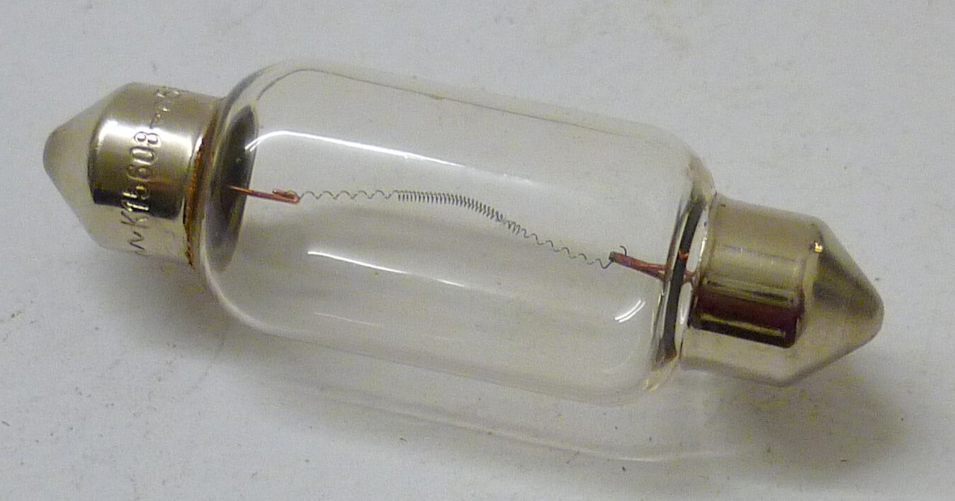 Fuse type bulb, 12V 15W, SV8,5 14x44 mm