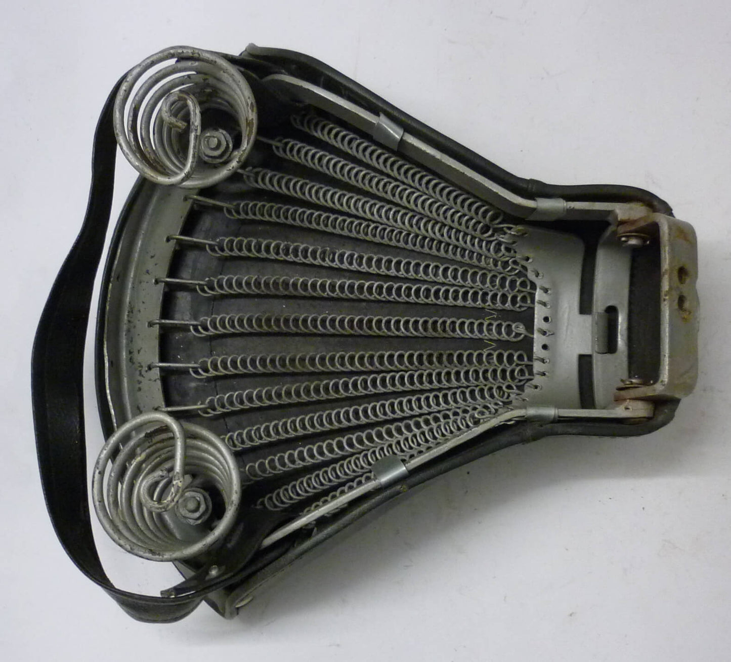 Rear saddle complete, black, Vespa 125 / 150, used