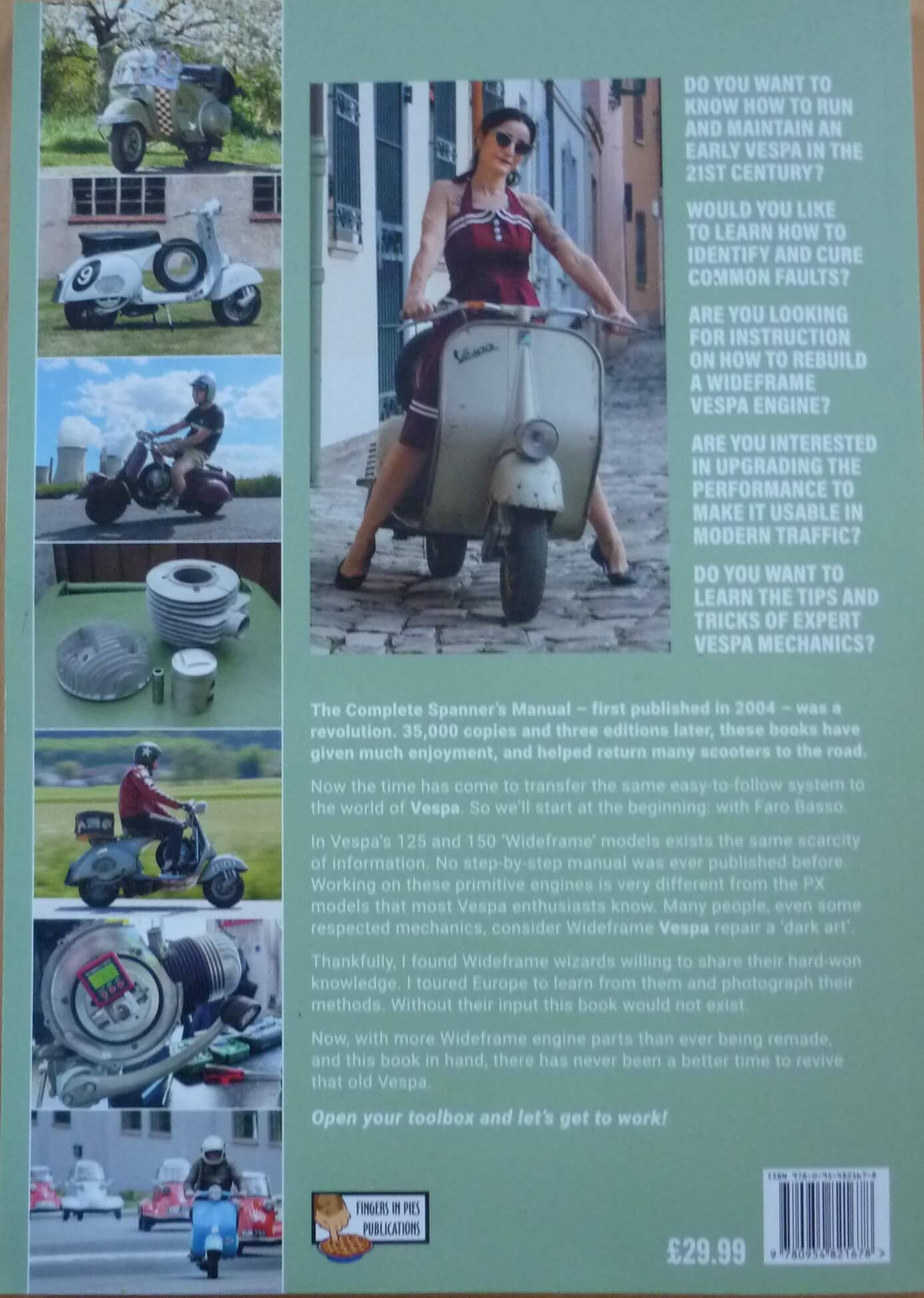 Book "Vespa Tecnica 1, models from 1946 > 1955
