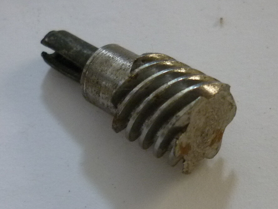 Speedometer drive pinion, Z 6, Ape 50 - 250, PIAGGIO-125256