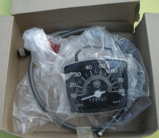 Tachometerset, > 80 km/h, VEGLIA BORLETTI, Vespa 50 Special - Elestart, NOS