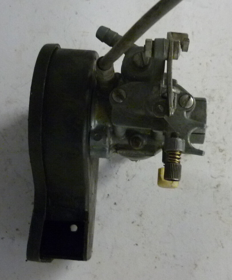 Carburettor 10 with air cleaner, DELL'ORTO, SHB 16.10, flat slider, Vespa 50 / N /L / R / Special