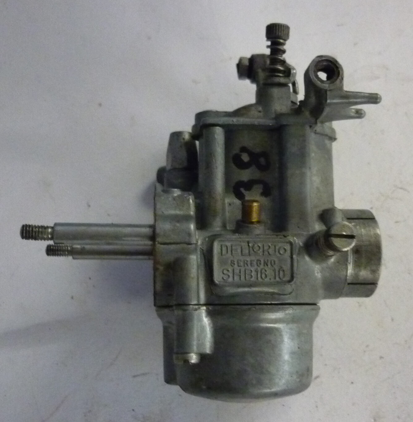 Carburettor 1, DELL'ORTO, SHB 16.10, flat slider, Vespa 50 / N /L / R / Special