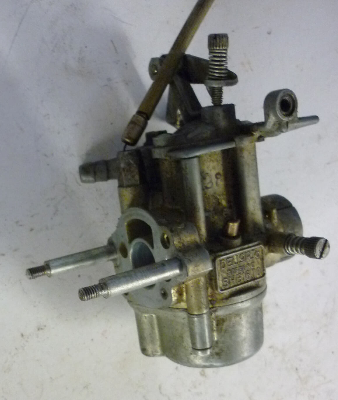 Carburettor 2, DELL'ORTO, SHB 16.10, flat slider, Vespa 50 / N /L / R / Special