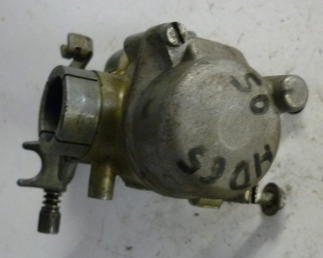 Carburettor 9, DELL'ORTO, SHB 16.10, flat slider, Vespa 50 / N /L / R / Special